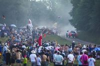 WRC Poland: Mikkelsen leads as spectator issues cancels stage seven